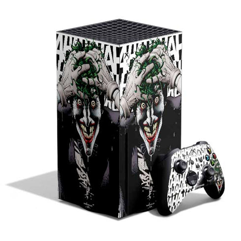 DC Comics The Joker Killing Joke Variant Cover Art by Brian Bolland Xbox Series X Bundle Skin